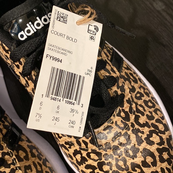 New Adidas Court Leopard Print - Picture 7 of 7